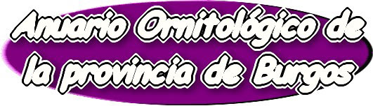 Anuario Ornitol�gico de la provincia de Burgos