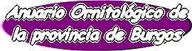 Anuario Ornitolgico de la provincia de Burgos